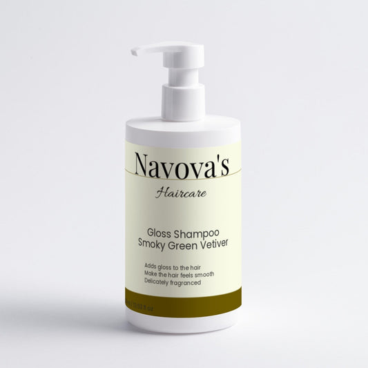 Navova's Haircare - Gloss Shampoo | Smoky Green Vetiver - Navova