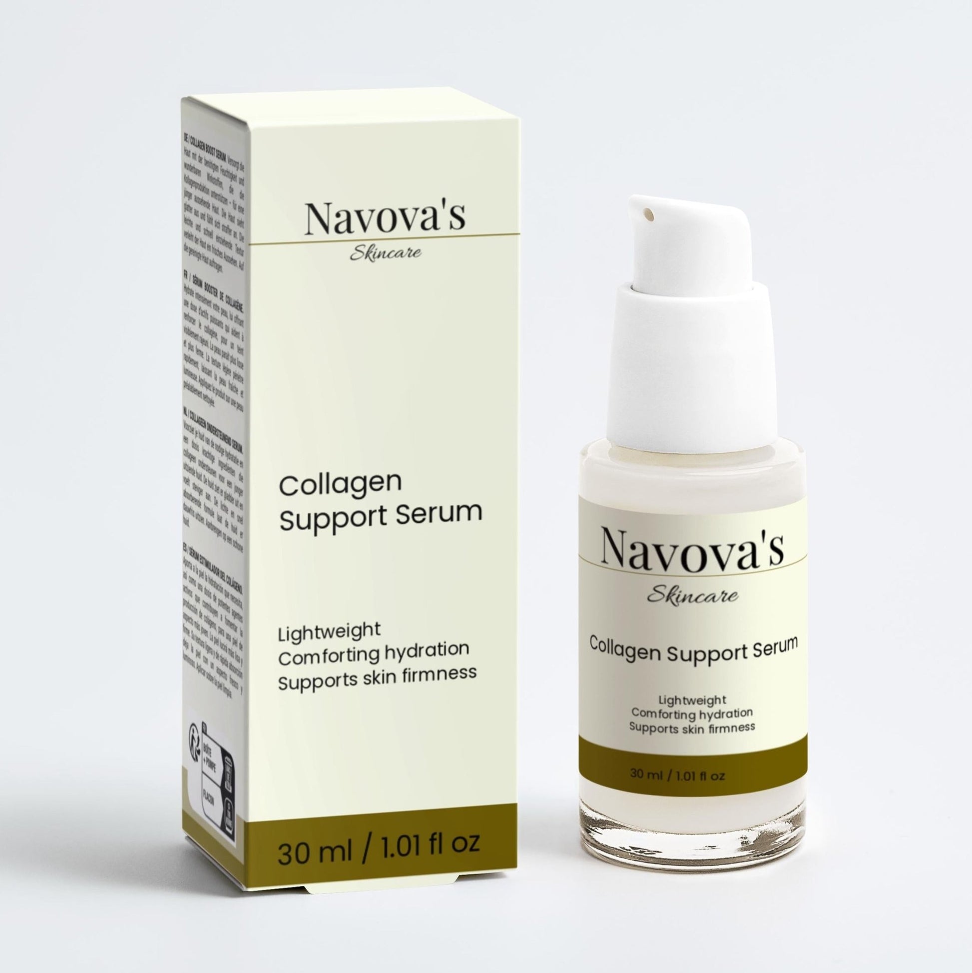 Navova’s Skincare | Collagen Support Serum – Plumping Hydration & Skin Comfort - Navova